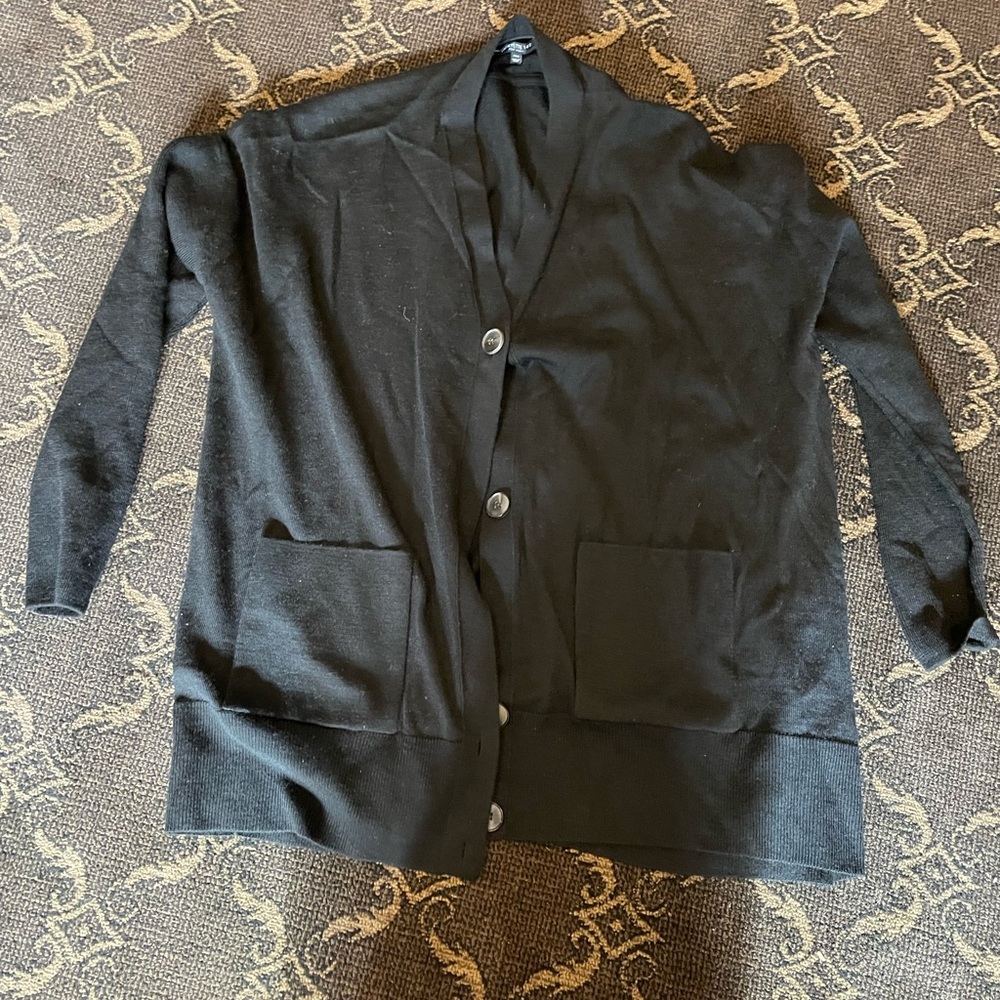 Lafayette size small black cardigan
